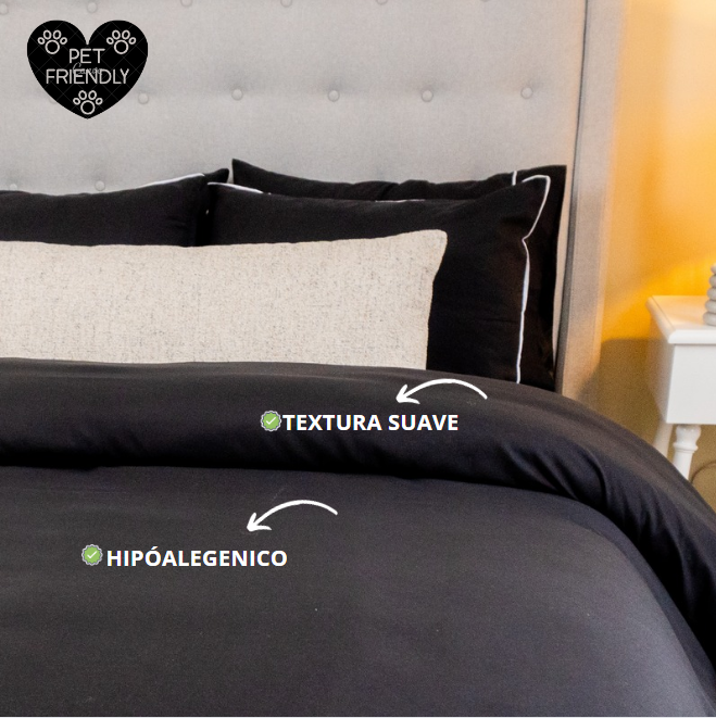 Duvet Cover Negro- Colección Terra